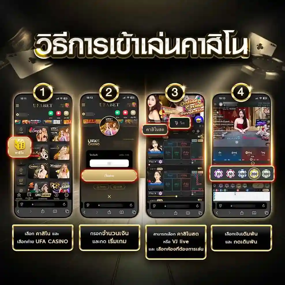 วิธีการเข้าเล่นคาสิโน